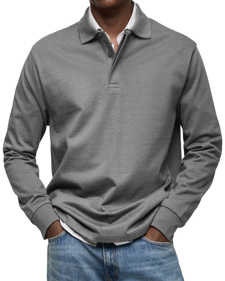 Benno™ | Uformell Langermet Poloskjorte