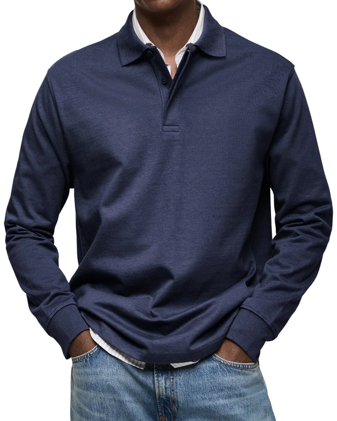 Benno™ | Uformell Langermet Poloskjorte