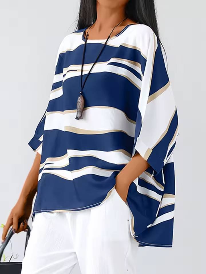Aria™ | Stilig Bluse Med O-Hals