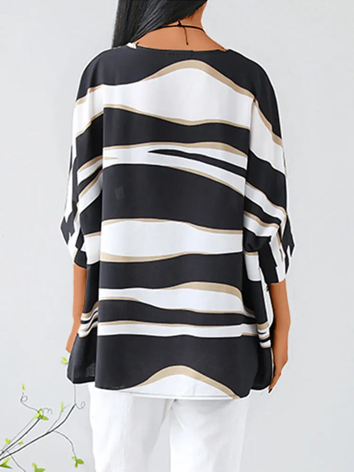 Aria™ | Stilig Bluse Med O-Hals