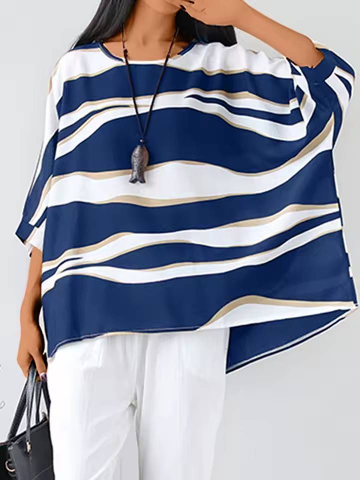 Aria™ | Stilig Bluse Med O-Hals